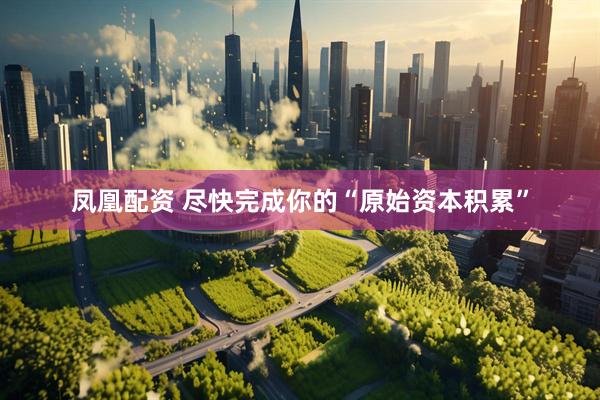 凤凰配资 尽快完成你的“原始资本积累”